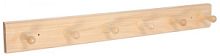 Вешалка деревянная 5-рожковая (липа)