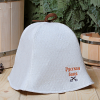 Шапка для бани "Русская баня", войлок