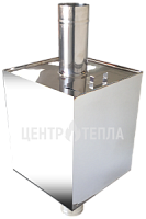 Бак "Квадро" на трубе 70 л. (AISI 304/1,0) (Центр Тепла)