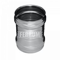 Адаптер дымохода ММ Ferrum D115 (AISI 430, 0,8 мм)