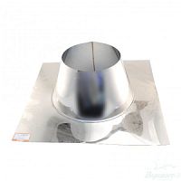 Разделка крышная прямая дымохода Ferrum D200 (AISI 430, 0,5 мм)