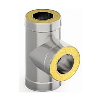 Сэндвич-тройник дымохода УМК 90 D 115/200, Н+Оц (1/0,5 мм)