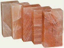 Cоль гималайская, плитка 200х100х25 мм, шлифованная