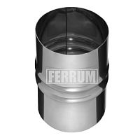 Адаптер дымохода ПП Ferrum D150 (AISI 430, 0,8 мм)